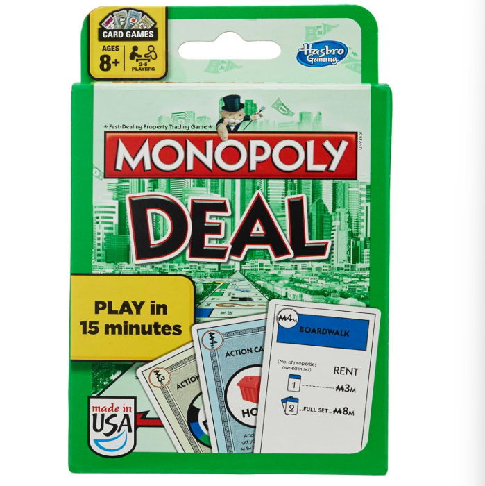 Hasbro Game Monopoly - لعبة بطاقات مونوبولي ديل من هاسبرو