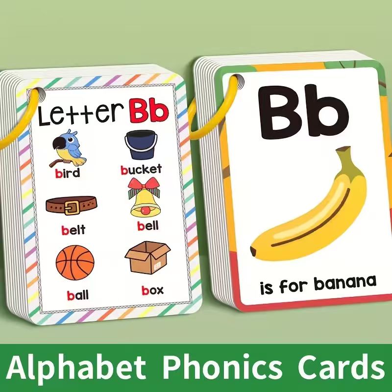 Phonics Card Game - بطاقات تعليمية للحروف الأبجدية للأطفال الصغار