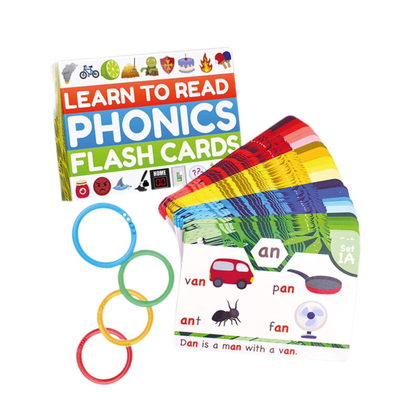 Phonics Card Game - بطاقات تعليمية للنطق والقراءة للأطفال من