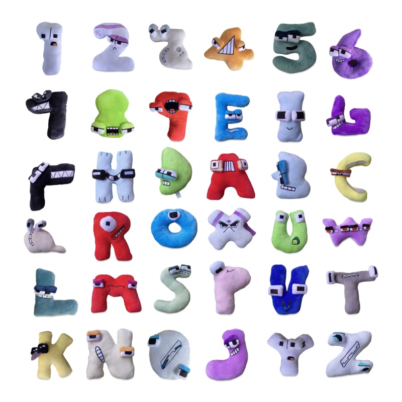 Kids Education Alphabet Numbers - مجموعة من 26 قطعة من الدمى