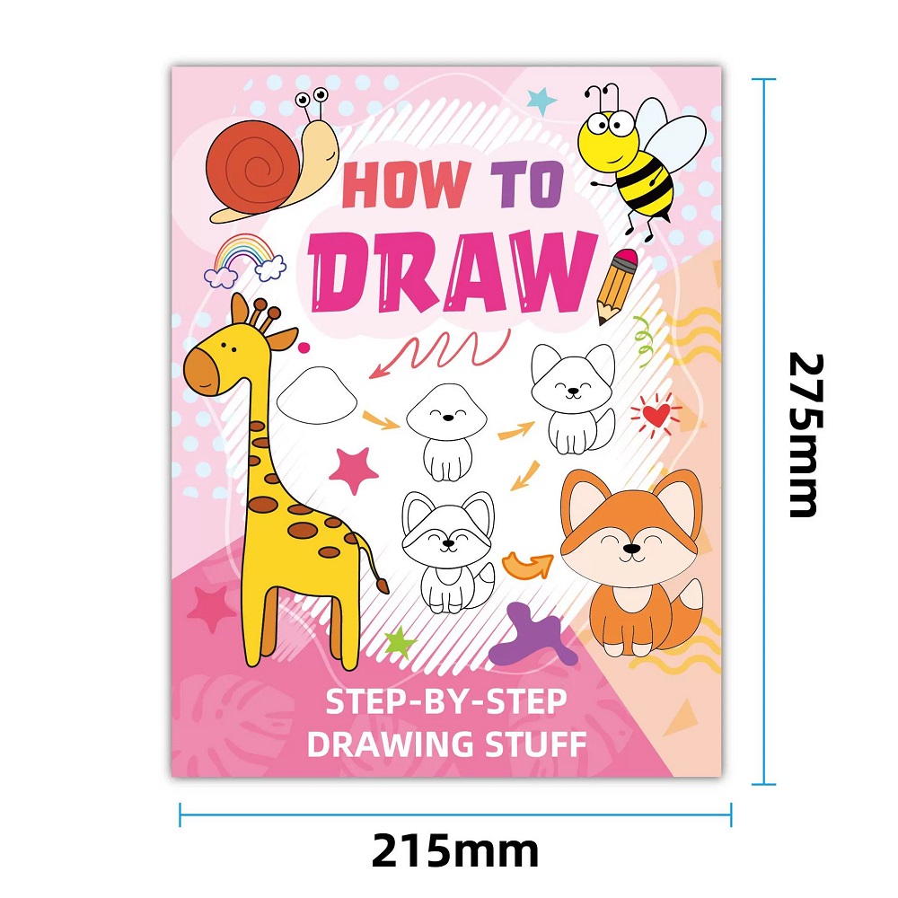 Kids Education Fun - كيفية رسم كتاب رسم كرتوني على