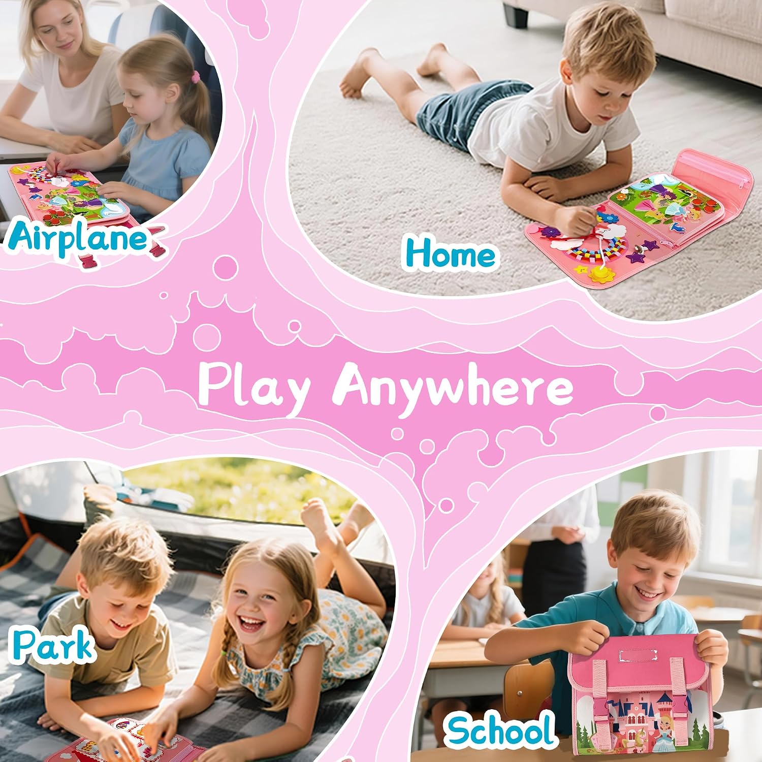 حقيبة ظهر للنشاطات على شكل قلع - مراجعة Kids Education Fun وسعره