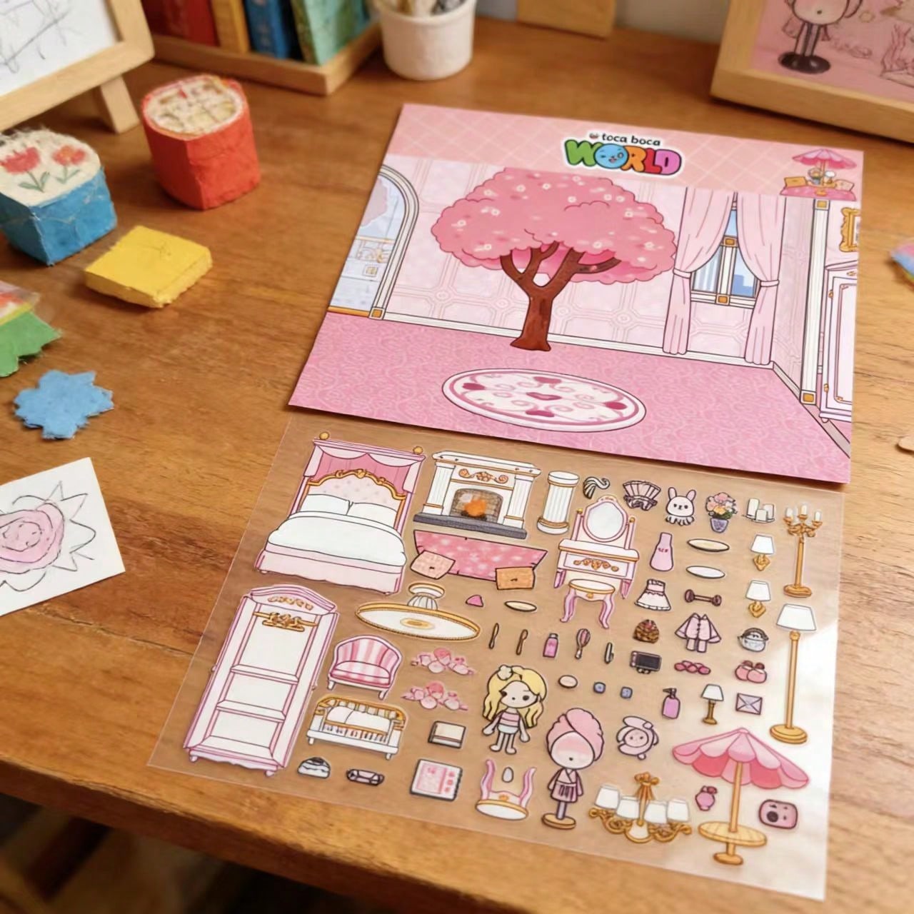 مجموعة ملصقات حرفية للأطفال بت - مراجعة Kids Education Room وسعره