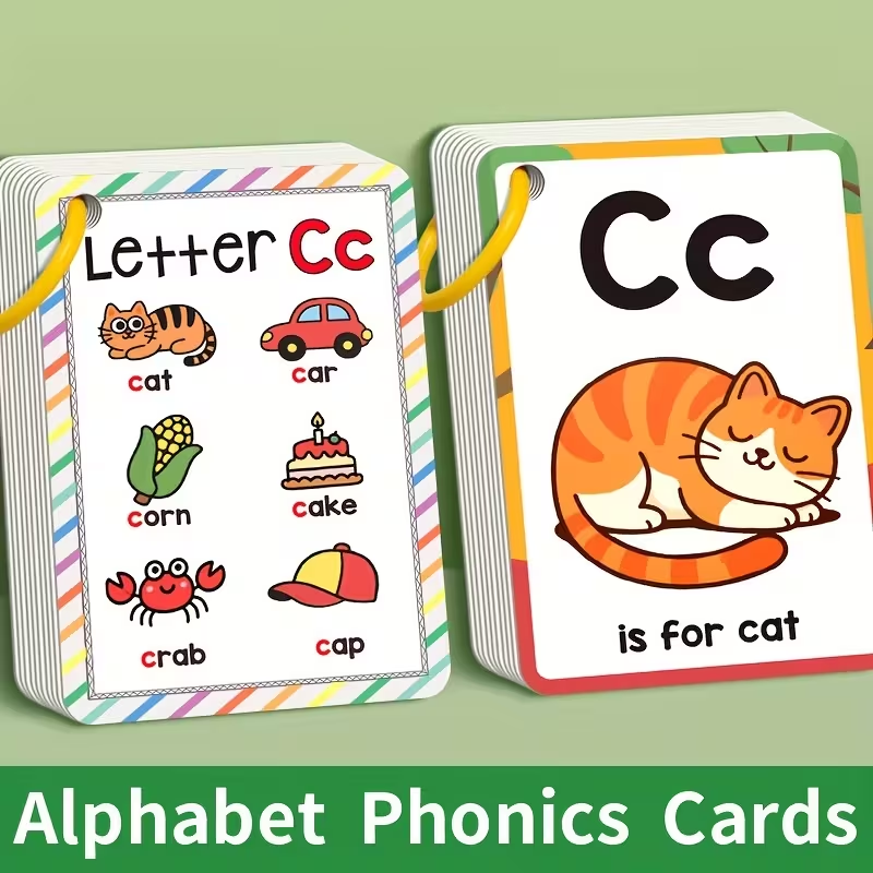 بطاقات تعليمية للحروف الأبجدية - مراجعة Phonics Card Game وسعره