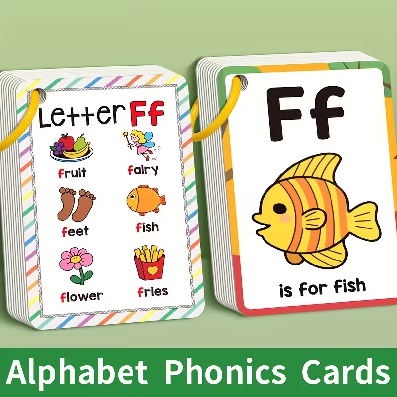 بطاقات تعليمية للحروف الأبجدية - مراجعة Phonics Card Game وسعره