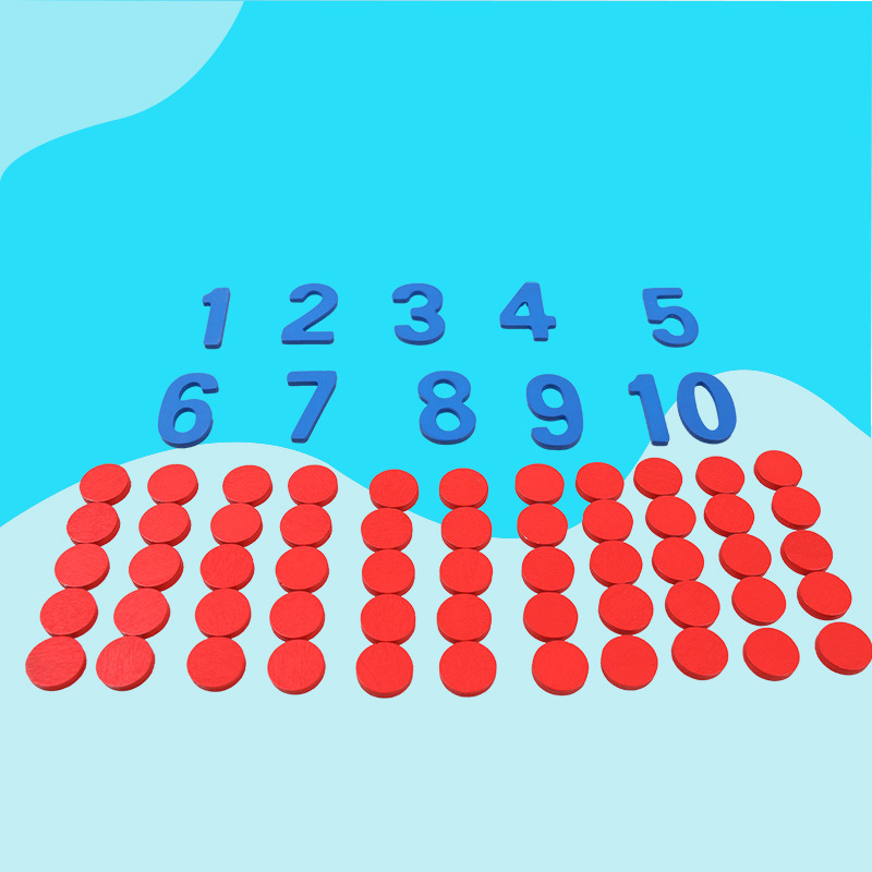 أطفال خشبية مونتيسوري البطاقات - مراجعة Kids Education Number وسعره
