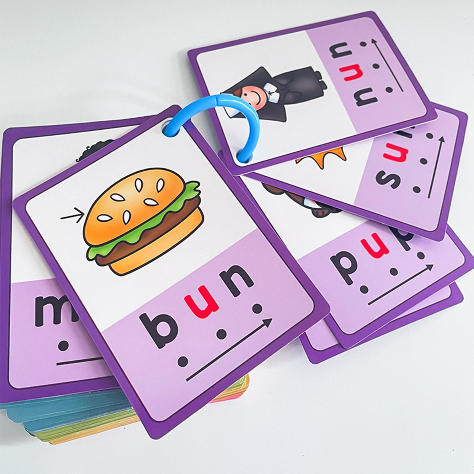 بطاقات فلاش رياض الأطفال 70 قط - مراجعة Phonics Card Game وسعره
