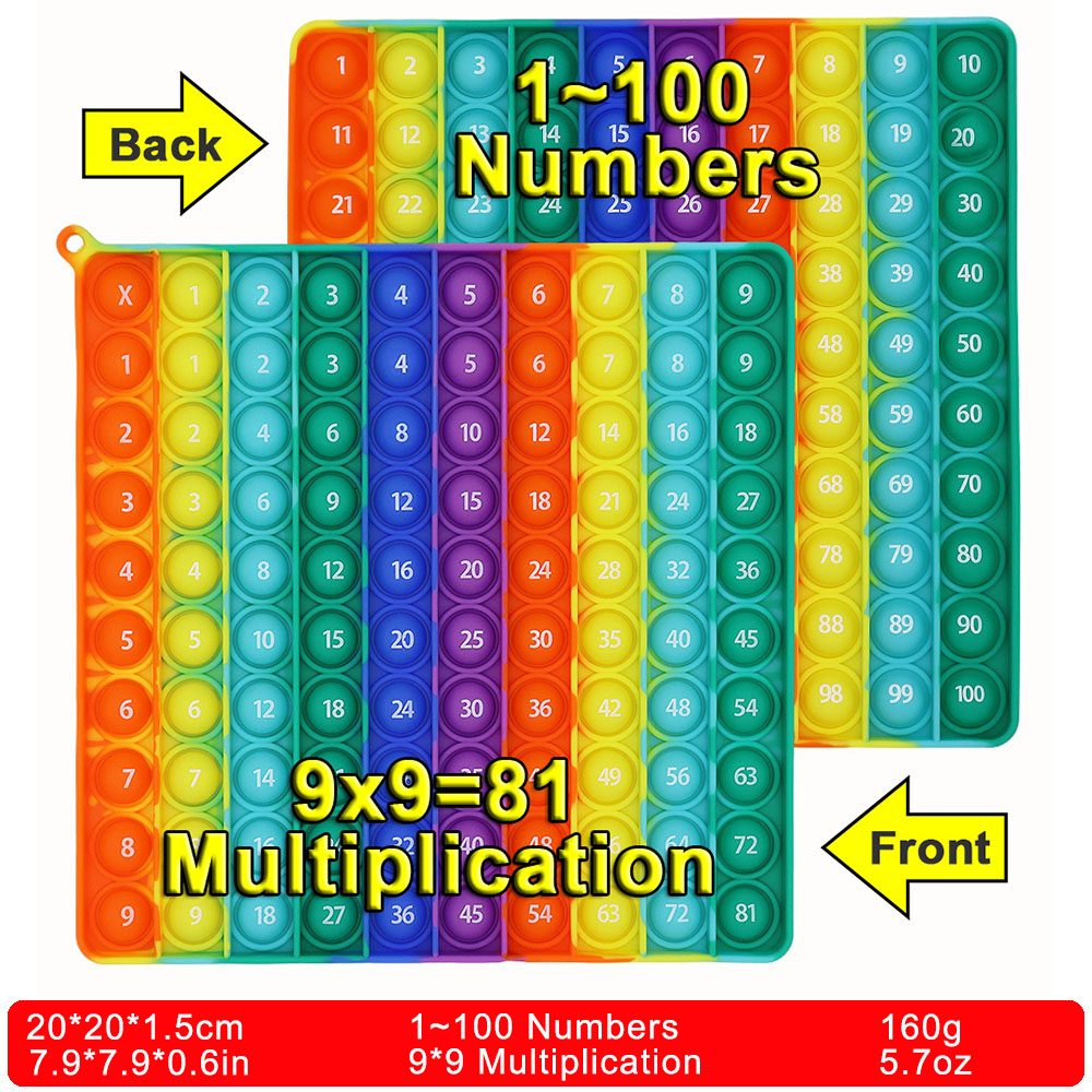 9x9 الضرب 9 + 9 إضافة 1-100 أر - مراجعة Kids Education Number وسعره