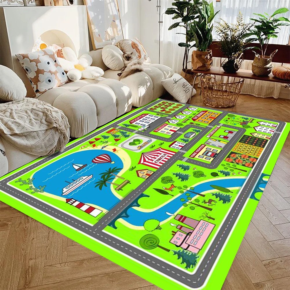 سجادة لعب تفاعلية على شكل مدين - مراجعة Kids Education Room وسعره