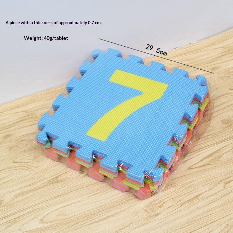 سجادة لعب من الفوم غير السام م - مراجعة Kids Education Alphabet Numbers وسعره