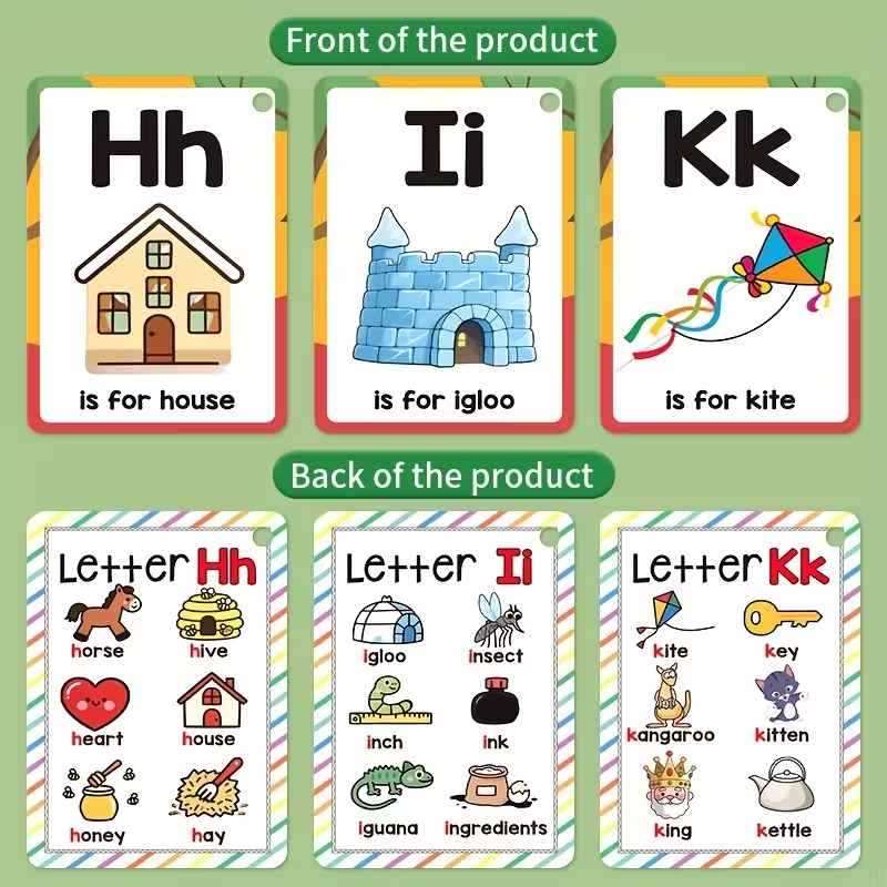 بطاقات تعليمية للحروف الأبجدية - مراجعة Phonics Card Game وسعره