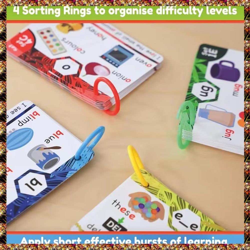BTCL الصوتيات البصر الكلمات بط - مراجعة Phonics Card Game وسعره