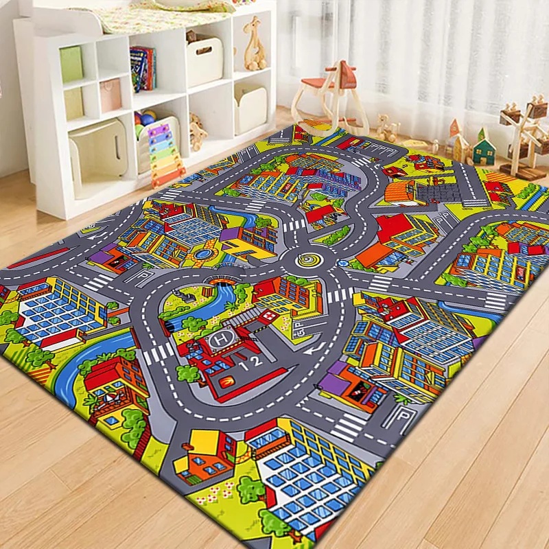 سجادة لعب للأطفال بتصميم خريطة - مراجعة Kids Education Room وسعره