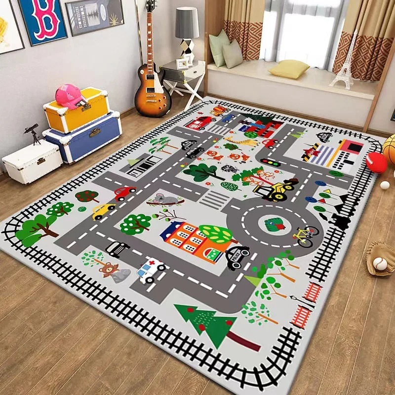 سجادة لعب للأطفال بتصميم خريطة - مراجعة Kids Education Room وسعره