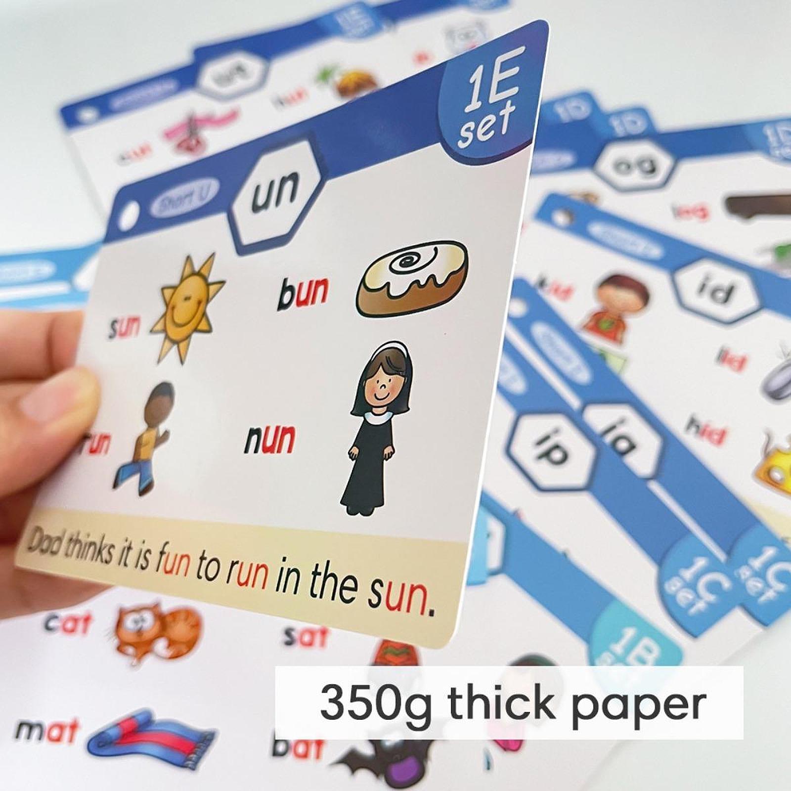 بطاقات تعليمية للتهجئة والقراء - مراجعة Phonics Card Game وسعره