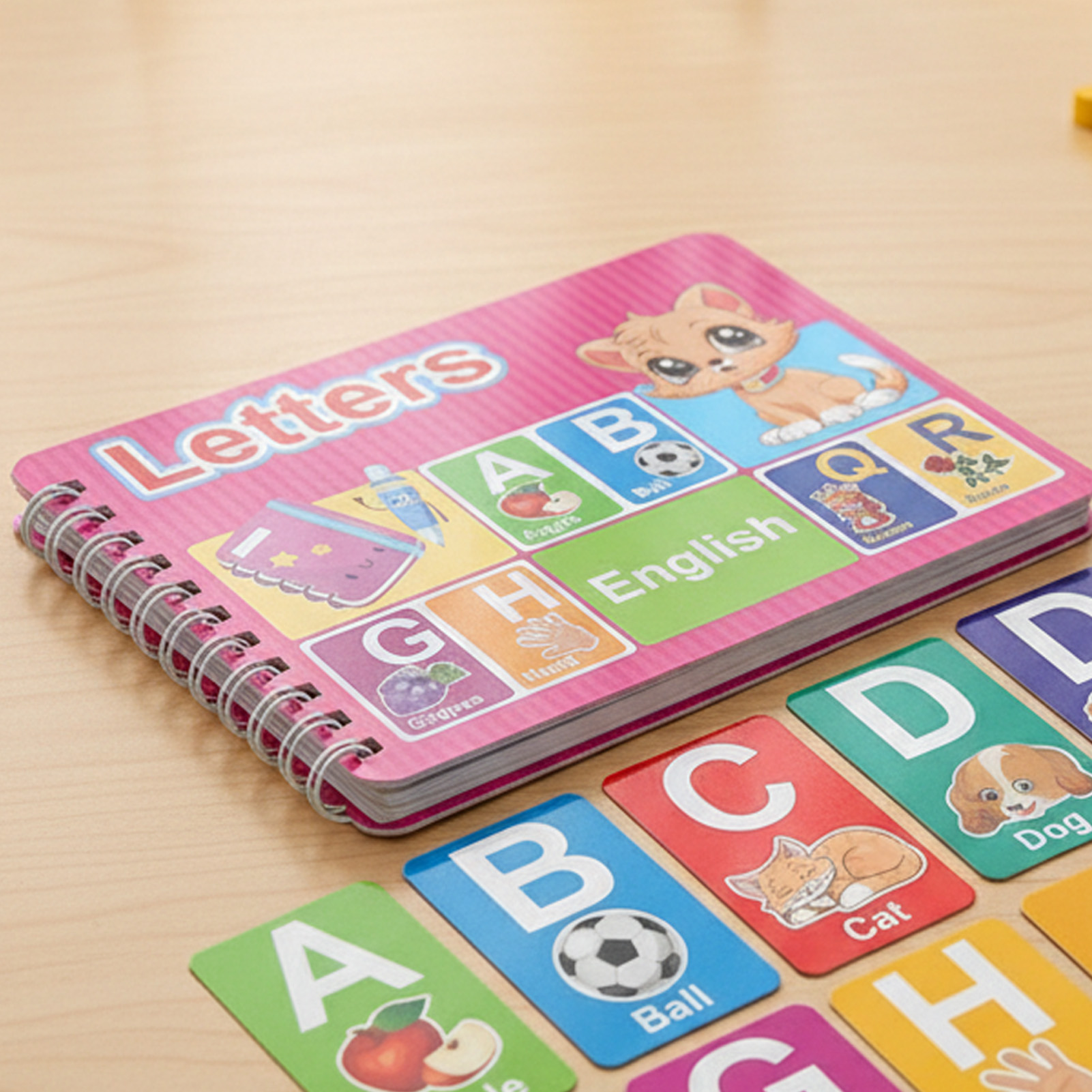 بطاقات تعليمية مبكرة للأطفال:  - مراجعة Kids Education Alphabet Numbers وسعره