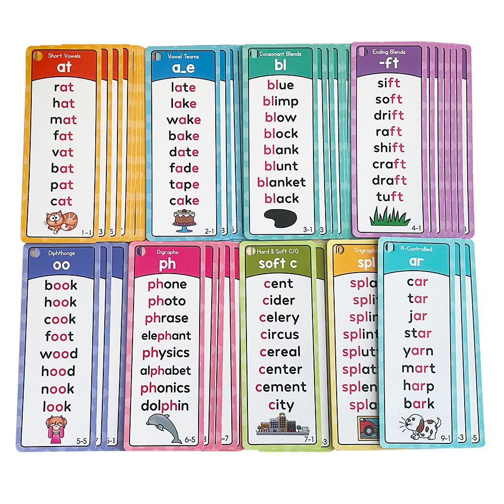 المحمولة الإنجليزية الطبيعية ا - مراجعة Phonics Card Game وسعره