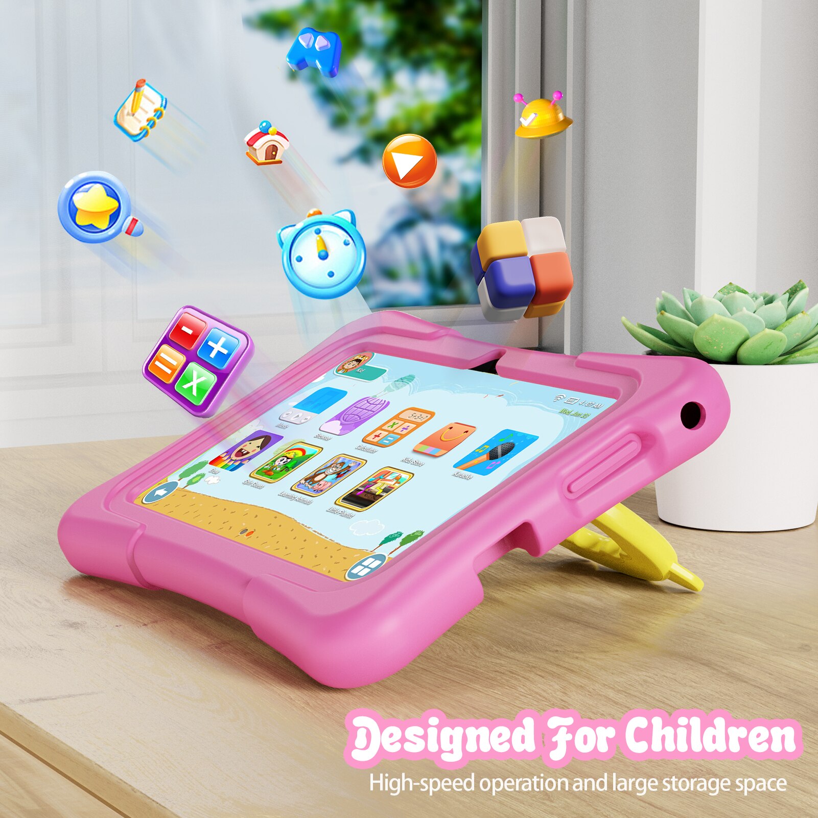 تابلت PRITOM للأطفال 7 بوصة أن - مراجعة Japanese Kids Education وسعره